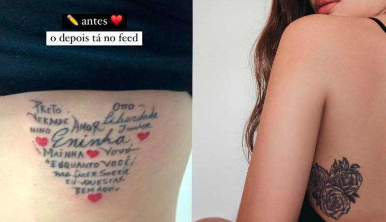 Cobertura tatuagem Juliette - Foto Instagram  